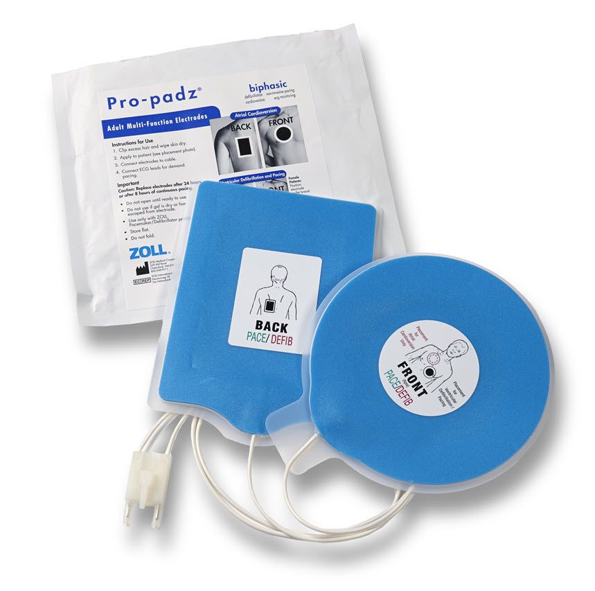 Zoll Pro-Padz Biphasic Electrode Case of 12 8900-2303-01 Zoll Pro-Padz Biphasic Electrode Case of 12 8900-2303-01